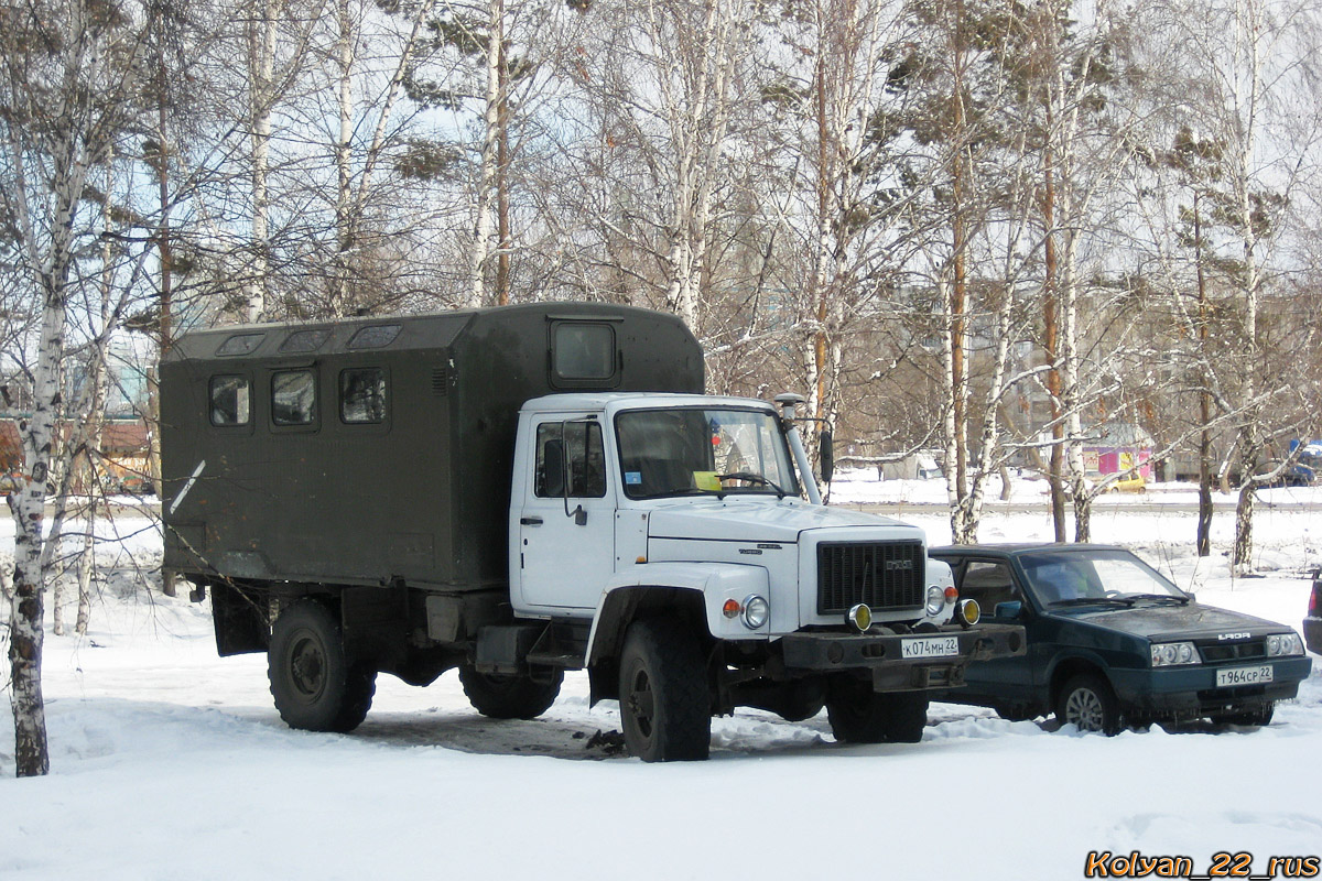 Алтайский край, № К 074 МН 22 — ГАЗ-33081 «Садко»