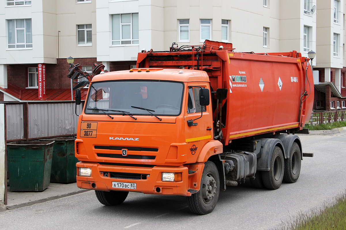 Ненецкий автономный округ, № А 170 ВС 83 — КамАЗ-65115 (общая модель)