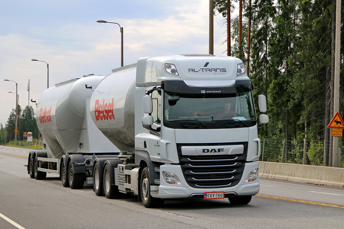 Финляндия, № CKV-760 — DAF CF Euro6 FAT