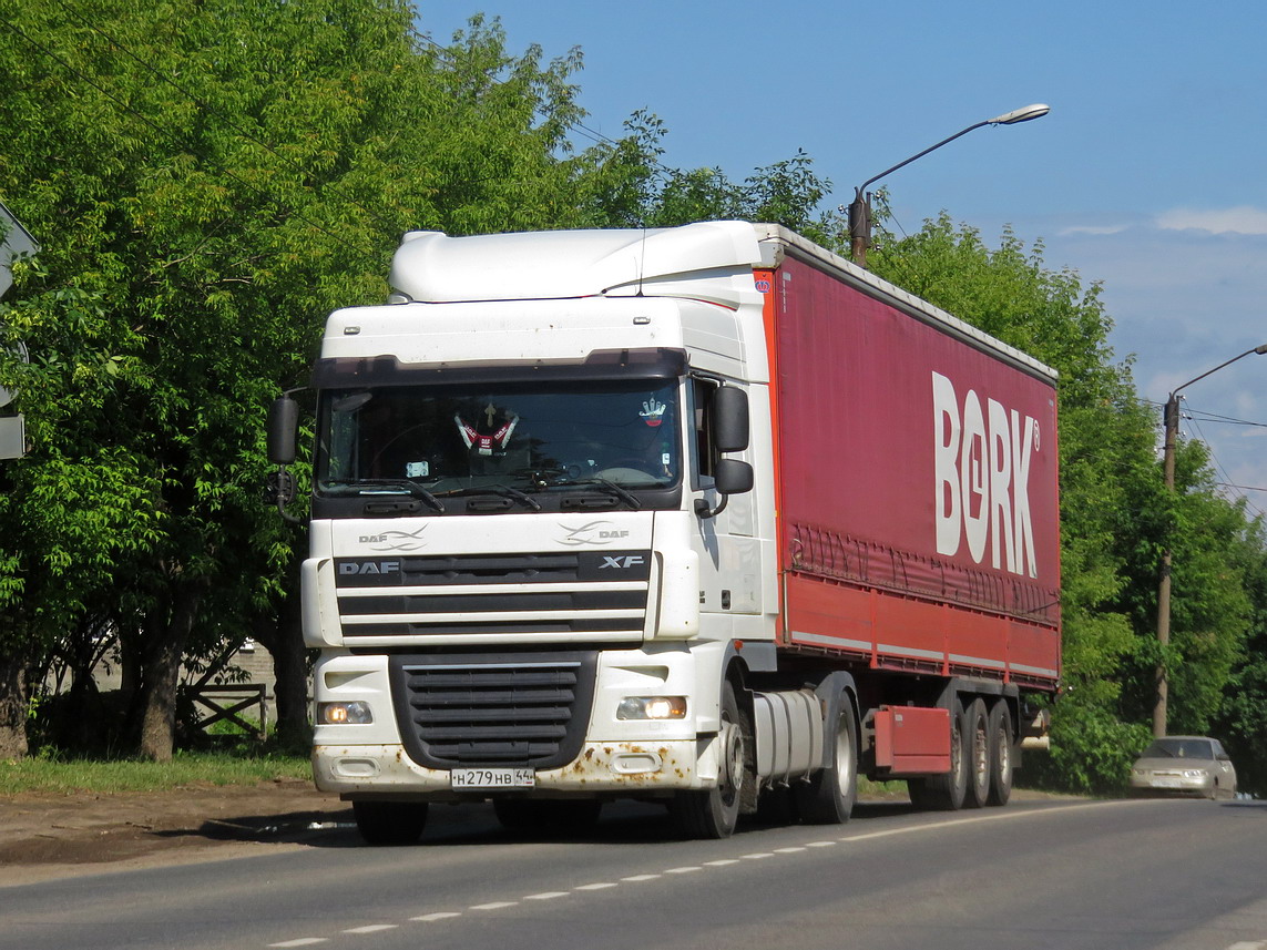 Костромская область, № Н 279 НВ 44 — DAF XF105 FT