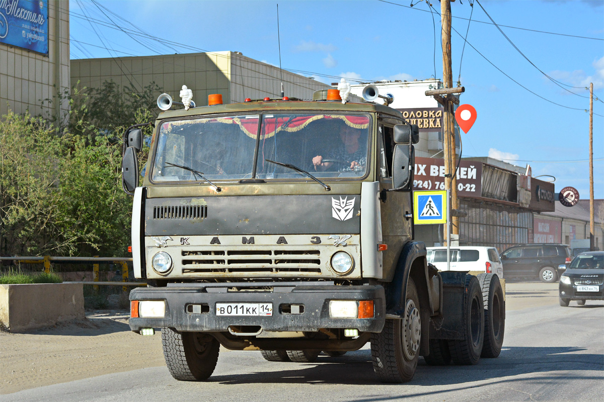 Саха (Якутия), № В 011 КК 14 — КамАЗ-5410