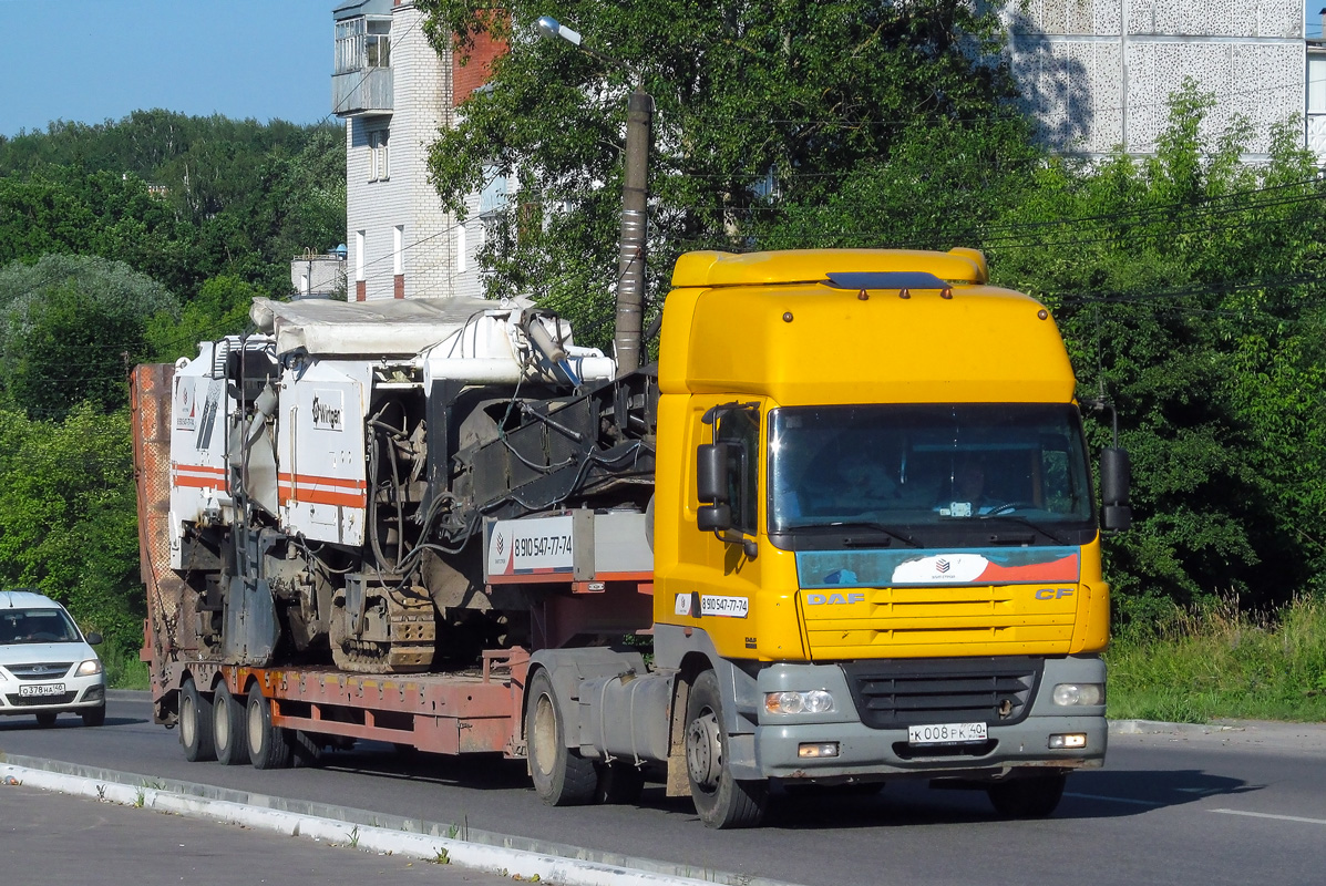 Калужская область, № К 008 РК 40 — DAF CF85 FT