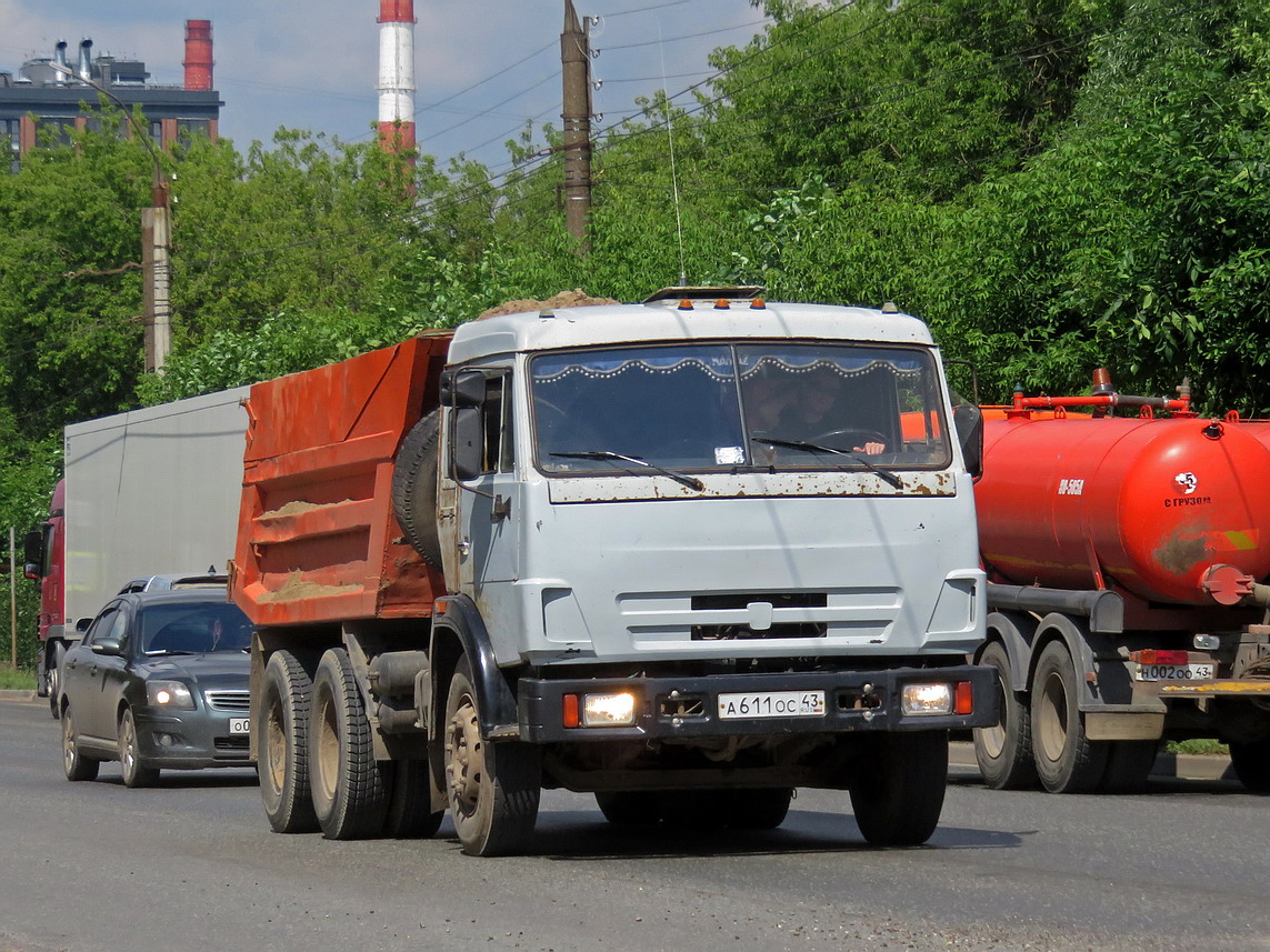 Кировская область, № А 611 ОС 43 — КамАЗ-55111 (общая модель)