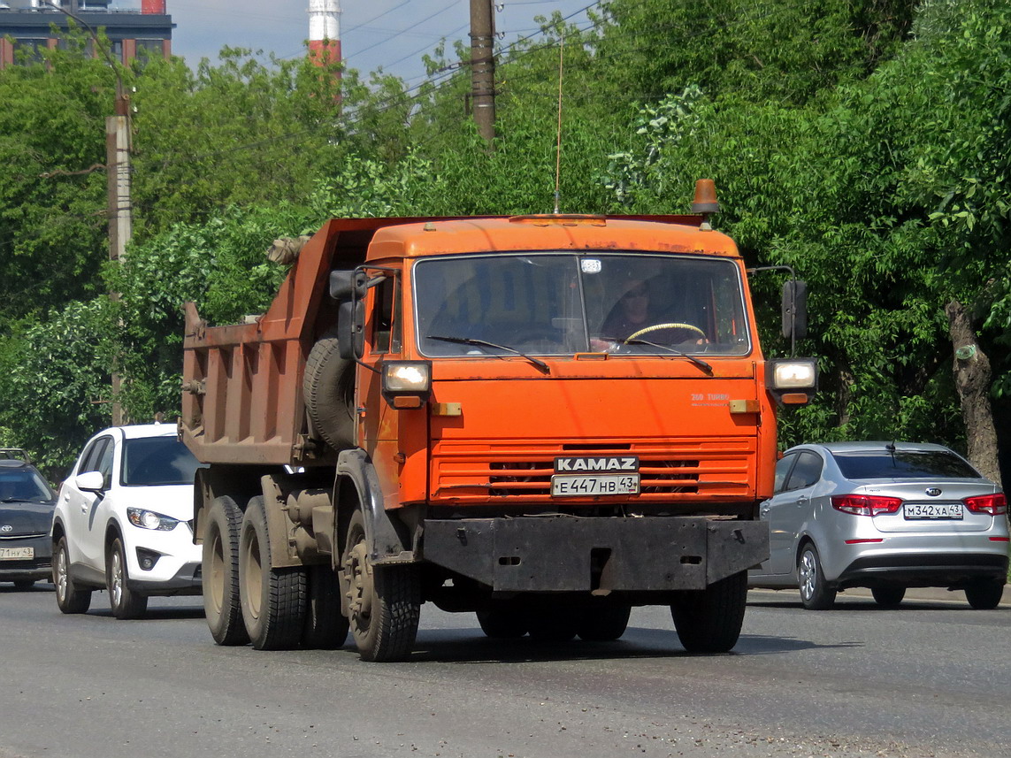 Кировская область, № Е 447 НВ 43 — КамАЗ-55111-02 [55111C]