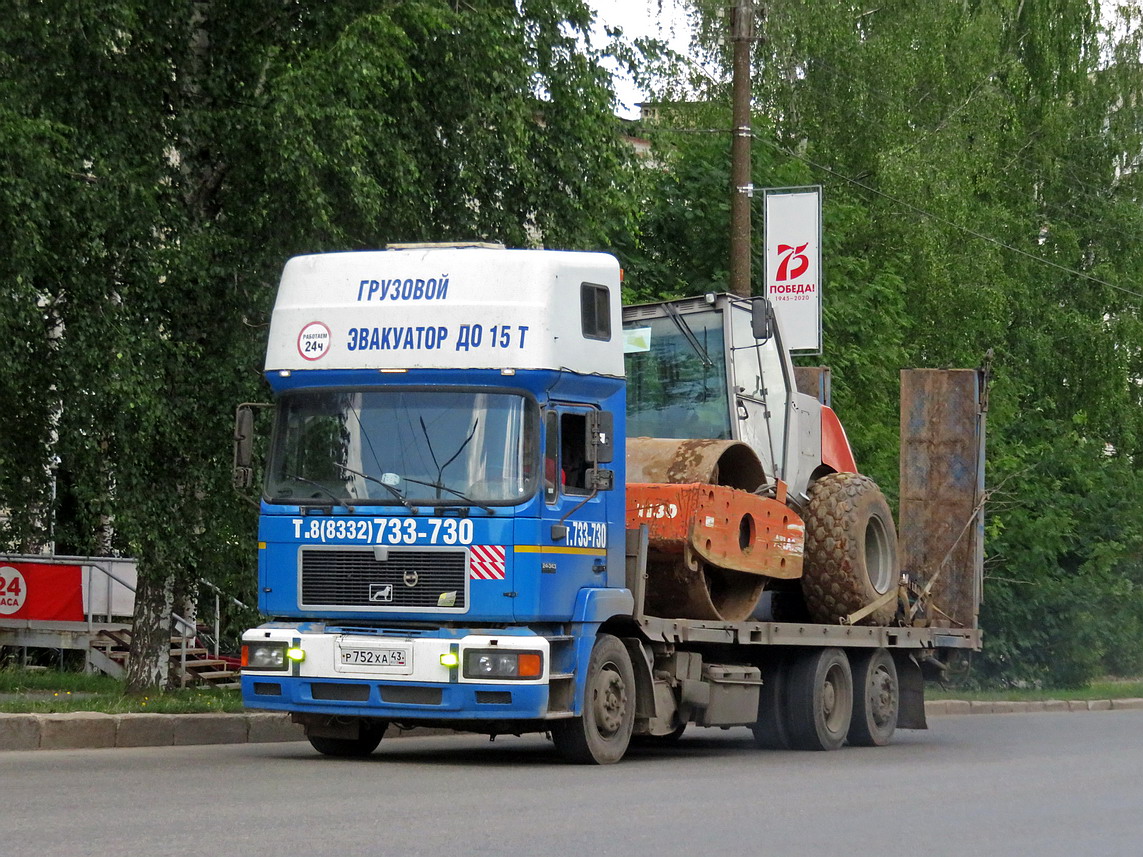 Кировская область, № Р 752 ХА 43 — MAN F2000 24.xxx (общая)