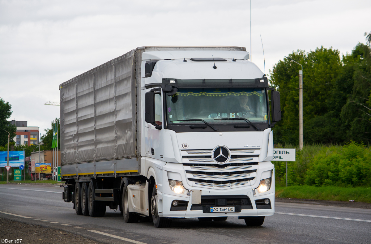 Закарпатская область, № АО 1564 ВО — Mercedes-Benz Actros ('2011) 1845