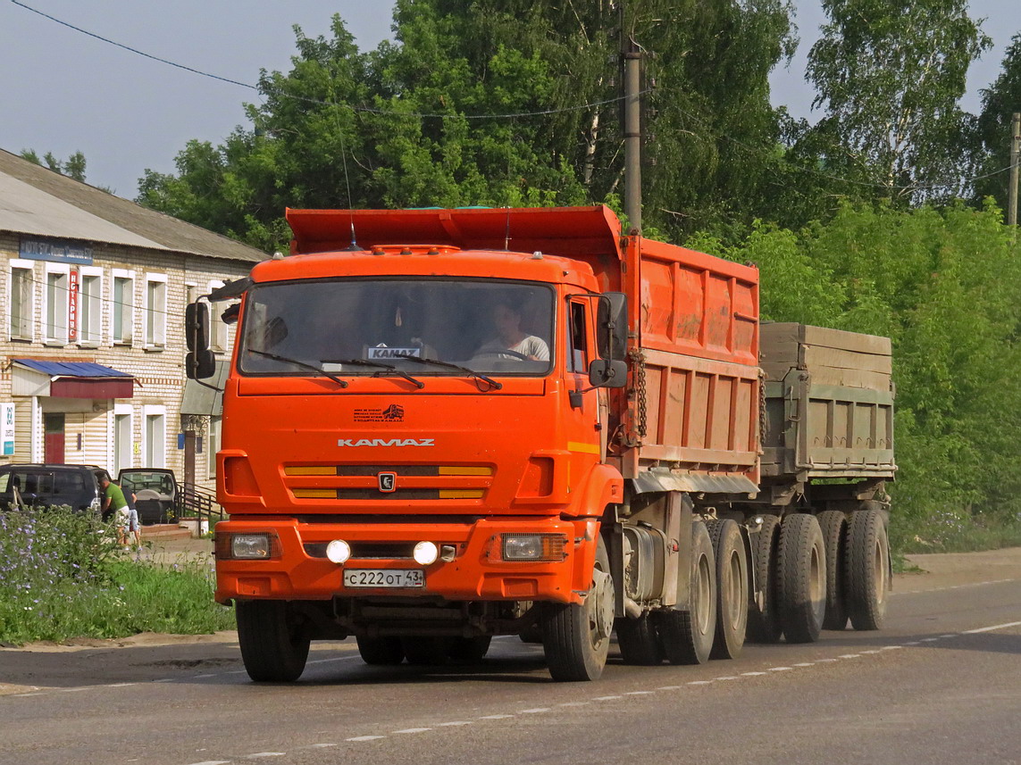 Кировская область, № С 222 ОТ 43 — КамАЗ-65115-A4