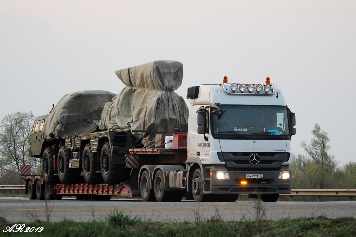 Ленинградская область, № О 431 ТВ 47 — Mercedes-Benz Actros ('2009) 2641