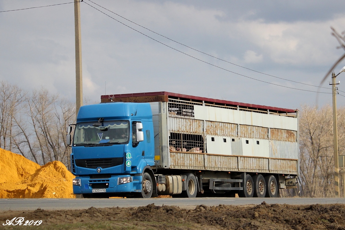 Рязанская область, № К 620 РР 62 — Renault Premium ('2006)