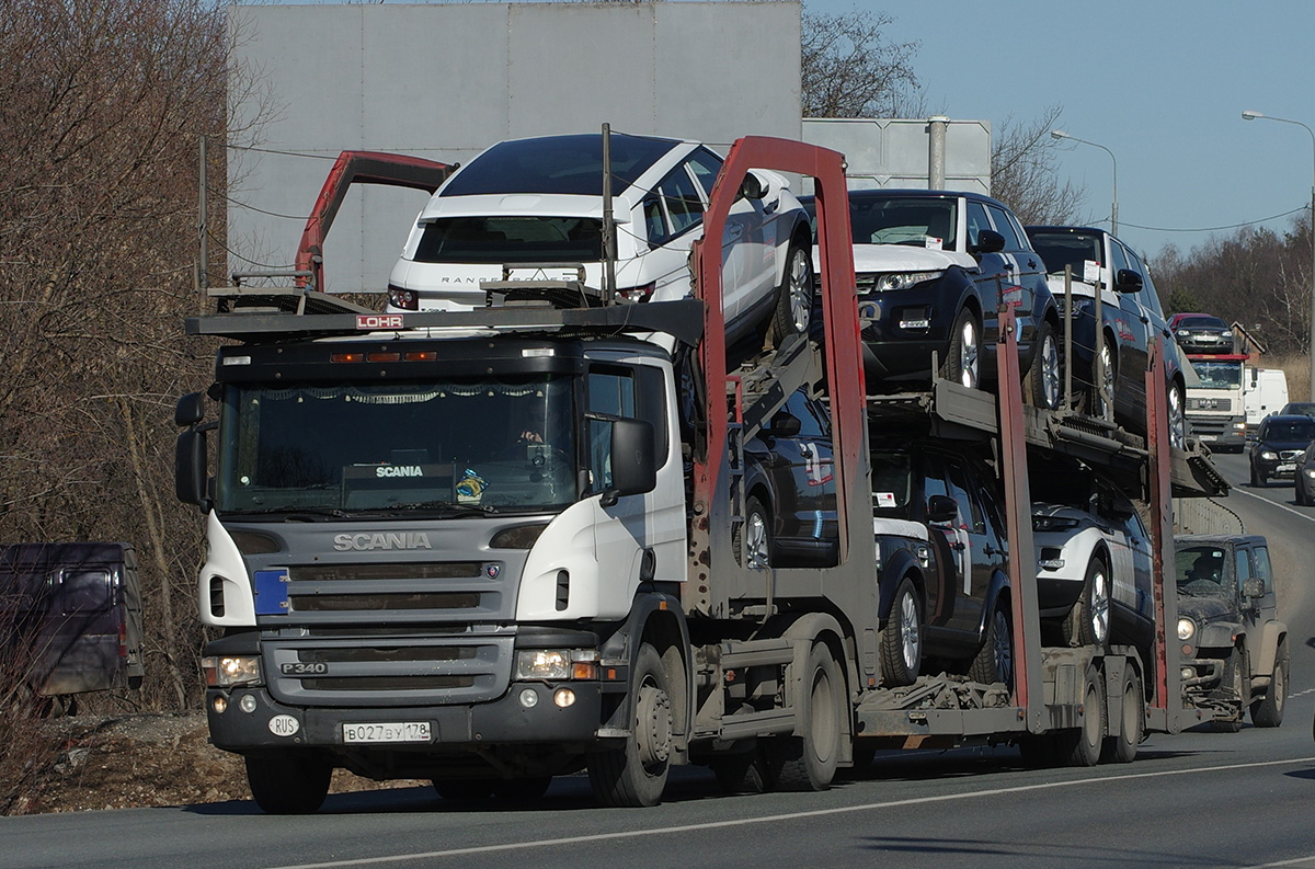 Санкт-Петербург, № В 027 ВУ 178 — Scania ('2004) P340