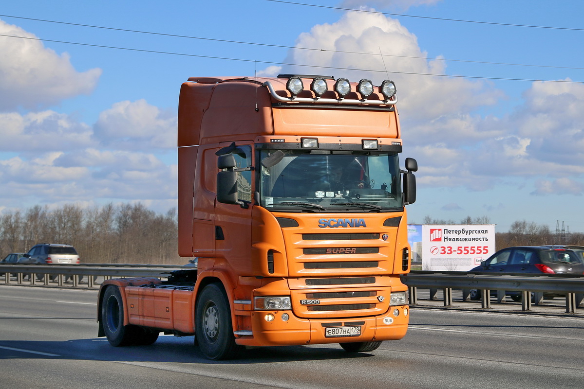 Санкт-Петербург, № Е 807 НА 178 — Scania ('2004) R500