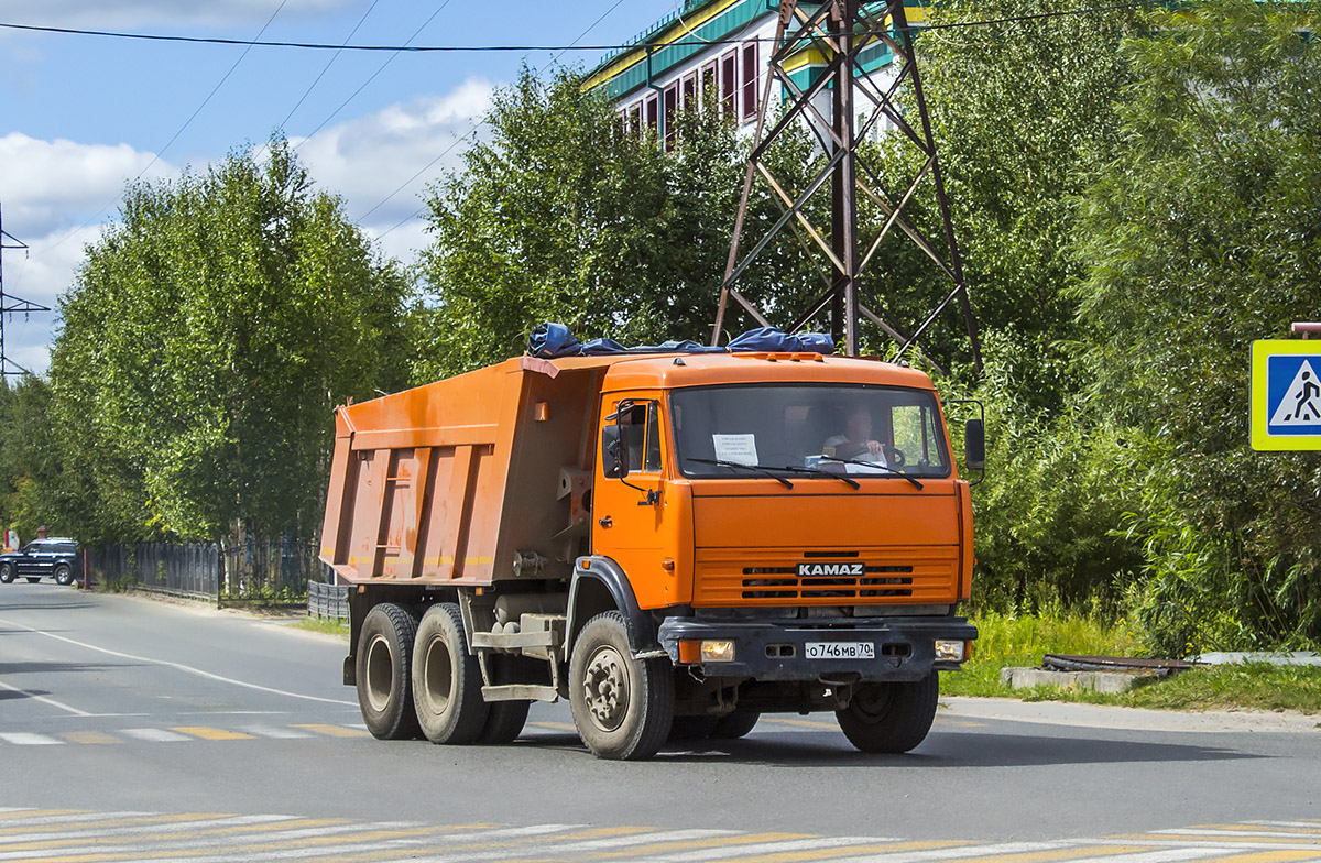 Томская область, № О 746 МВ 70 — КамАЗ-65115 [651150]