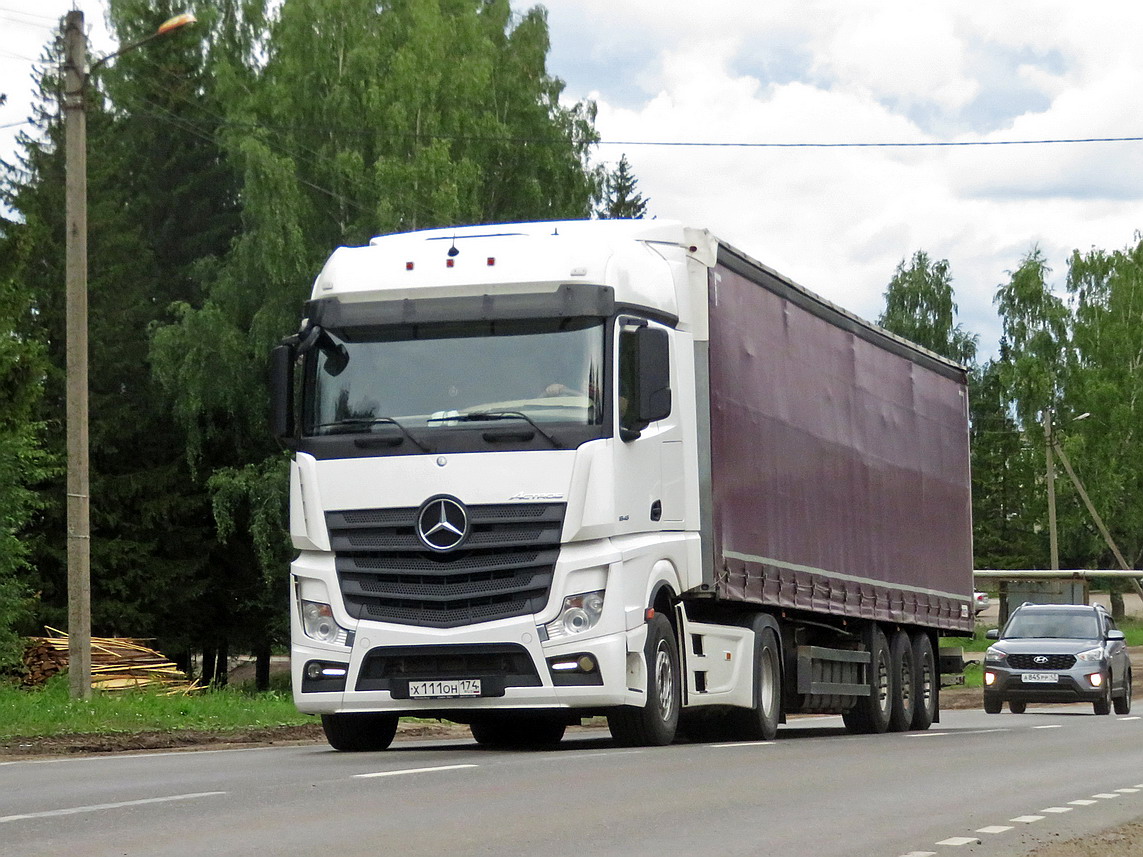 Челябинская область, № Х 111 ОН 174 — Mercedes-Benz Actros '18 1845 [Z9M]