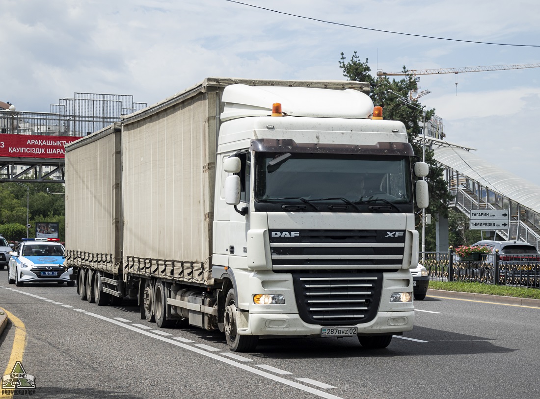 Алматы, № 287 BVZ 02 — DAF XF105 FAR