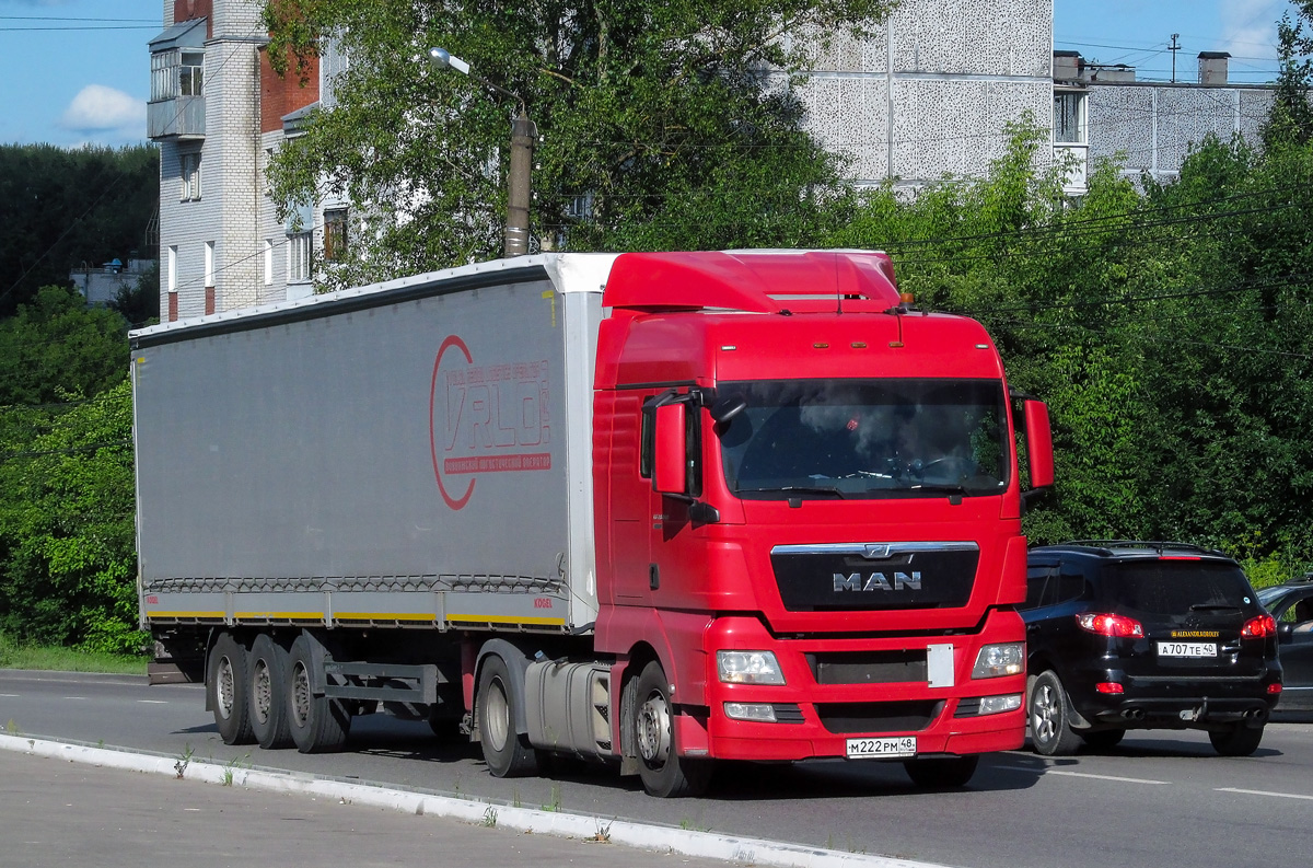 Липецкая область, № М 222 РМ 48 — MAN TGX ('2007) 18.400