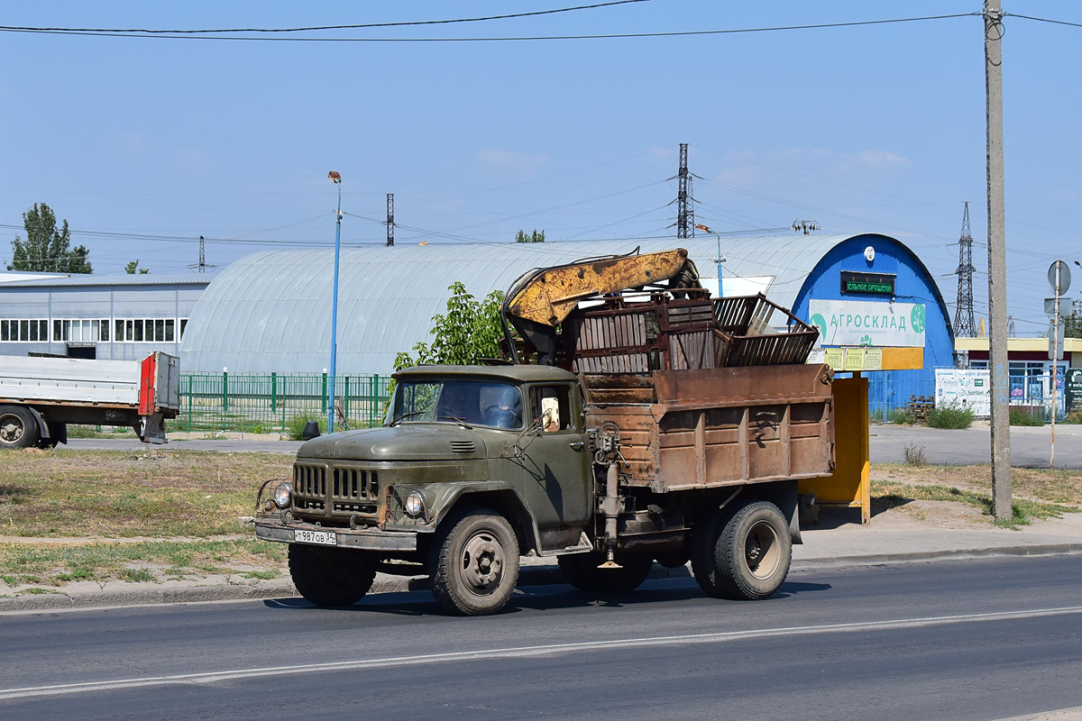 Волгоградская область, № Т 987 ОВ 34 — ЗИЛ-130 (общая модель)