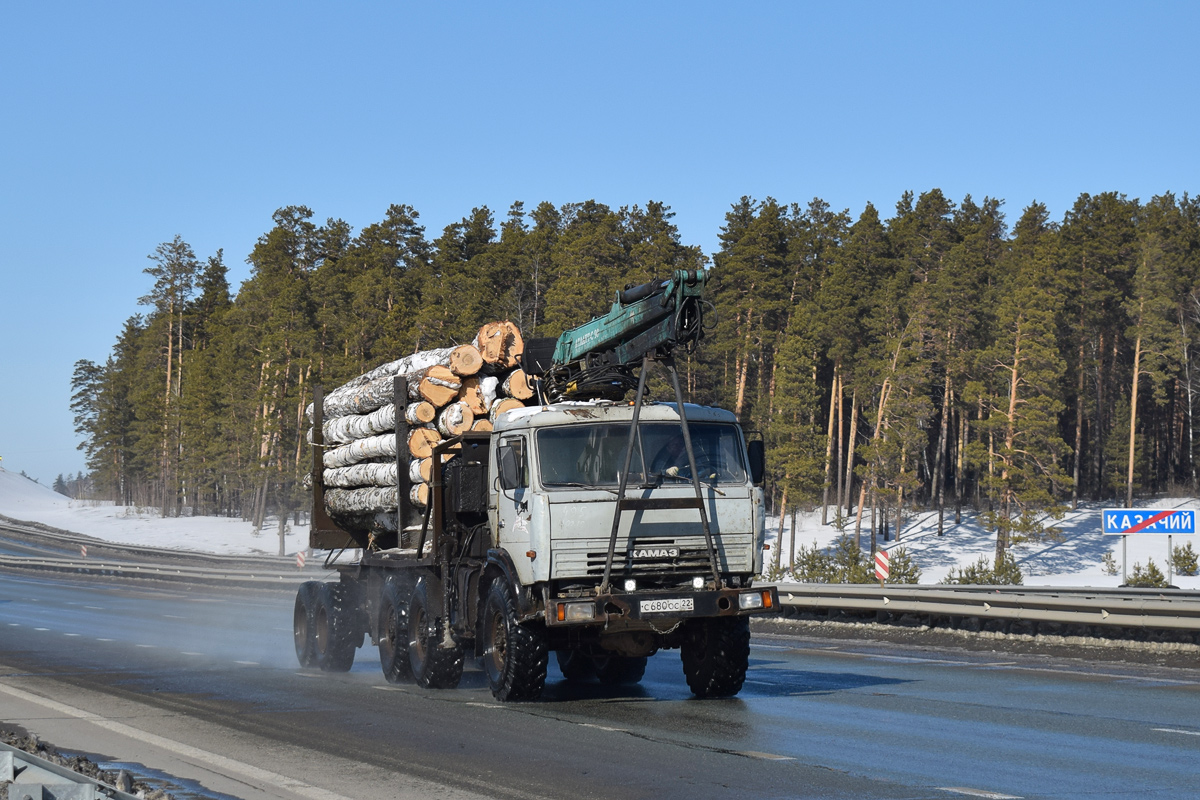 Алтайский край, № С 680 ОС 22 — КамАЗ-43114-02 [43114C]