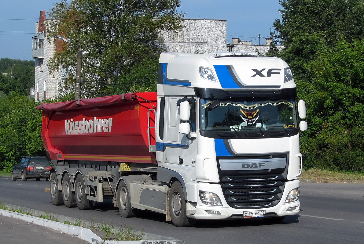 Калужская область, № О 170 РС 40 — DAF XF Euro6 FT