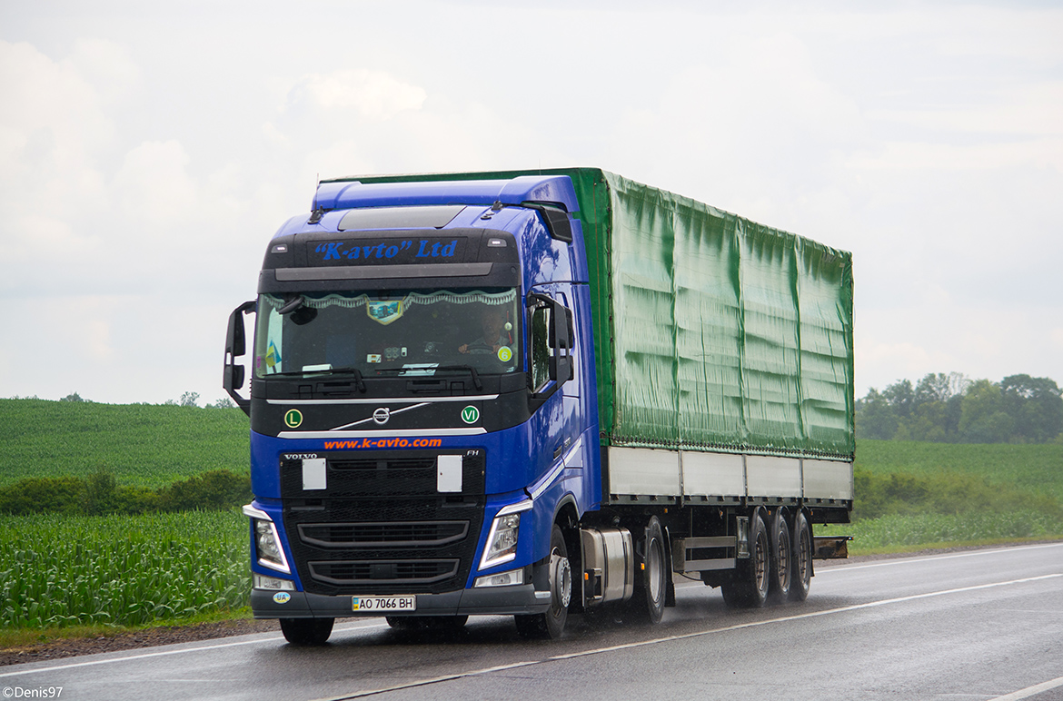 Закарпатская область, № АО 7066 ВН — Volvo ('2012) FH.500