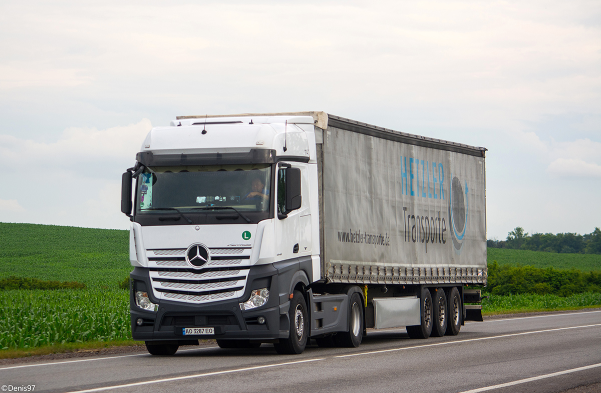 Закарпатская область, № АО 3287 ЕО — Mercedes-Benz Actros ('2011) 1845