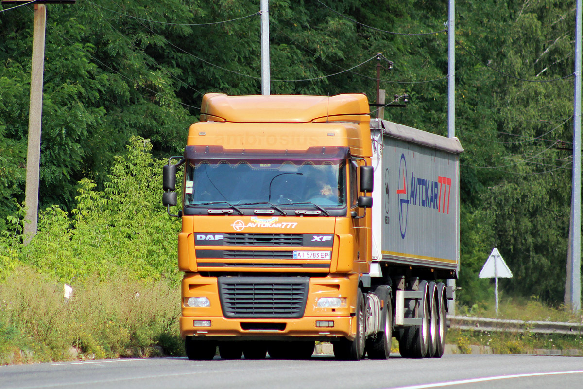 Киевская область, № АІ 5783 ЕР — DAF XF95 FT