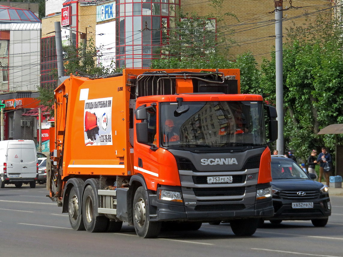 Кировская область, № Р 753 РЕ 43 — Scania ('2016) P320