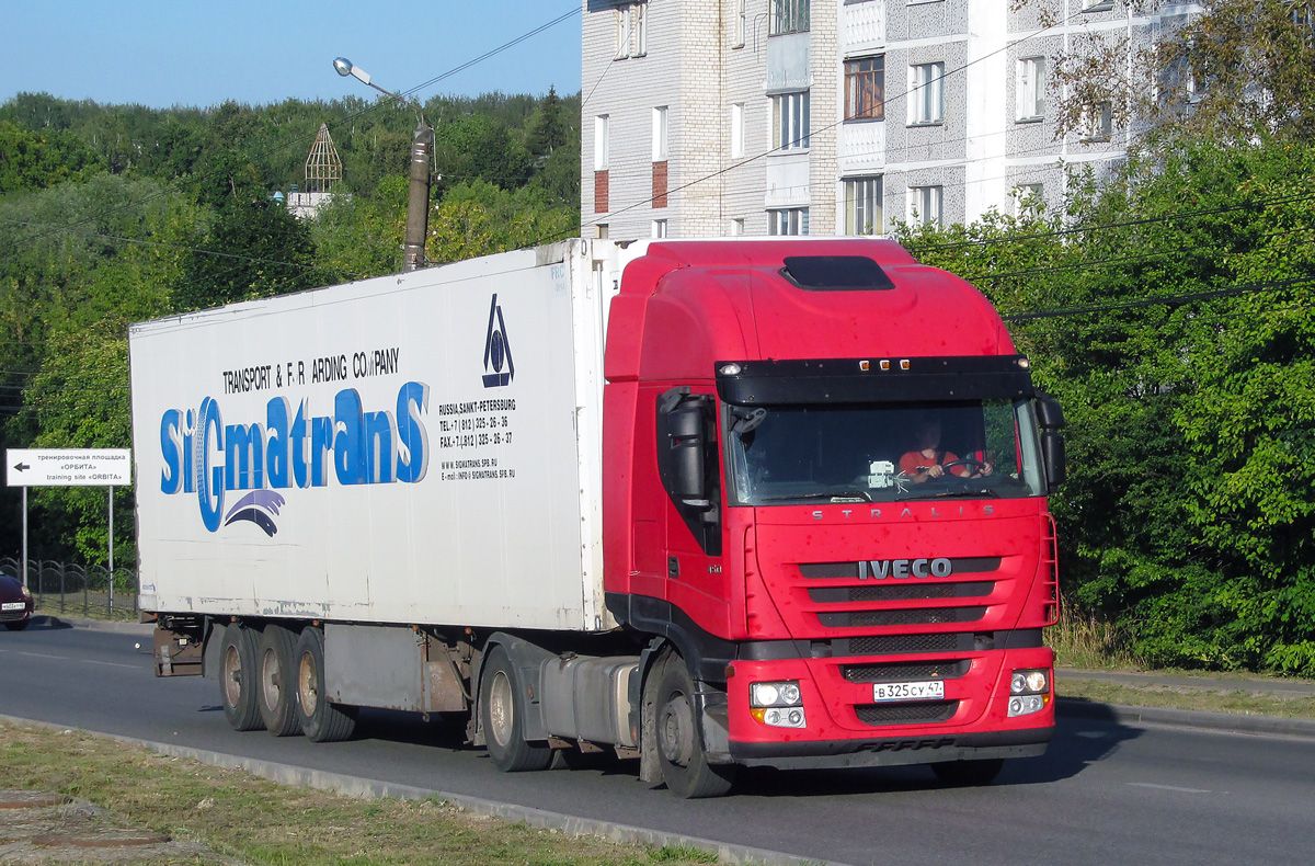 Ленинградская область, № В 325 СУ 47 — IVECO Stralis ('2007) 460