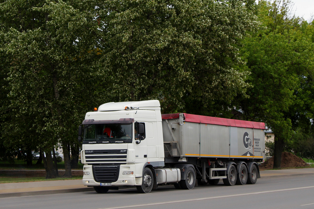 Литва, № LJF 912 — DAF XF105 FT