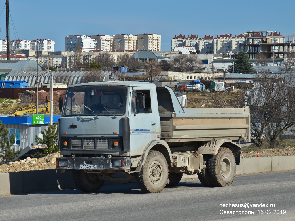 Севастополь, № А 754 ОР 92 — МАЗ-5551 [555100]