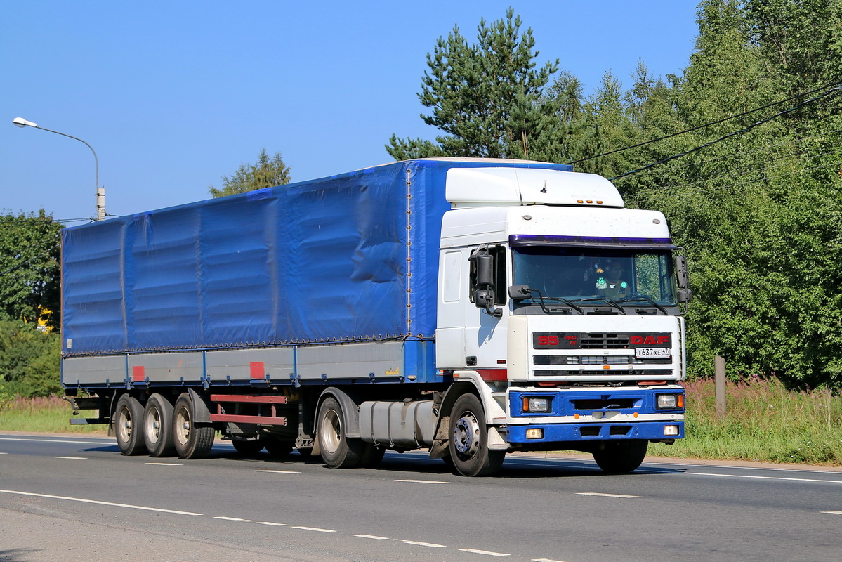 Ленинградская область, № Т 637 ХЕ 47 — DAF 95 FT