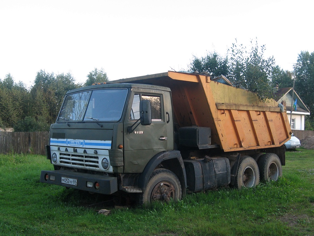 Тверская область, № М 052 НУ 69 — КамАЗ-55111 (общая модель)