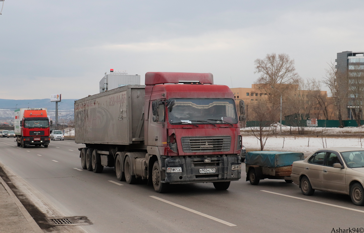 Красноярский край, № К 902 НС 124 — МАЗ-6430B9