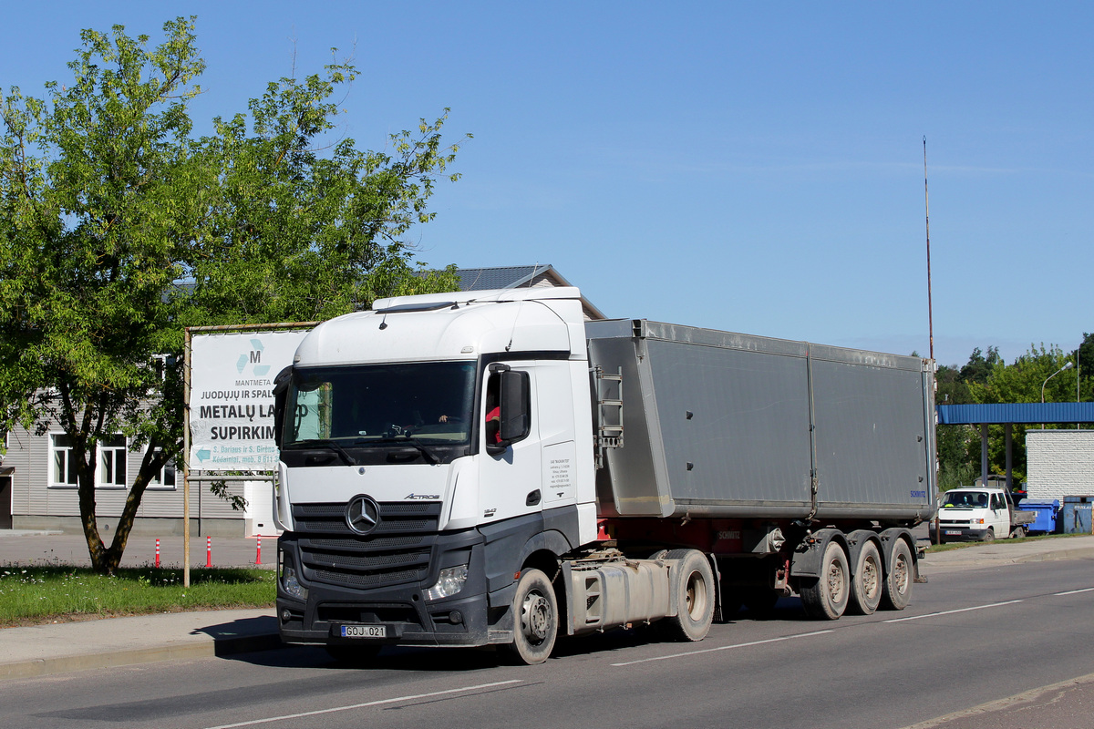 Литва, № GOJ 021 — Mercedes-Benz Actros ('2011) 1842