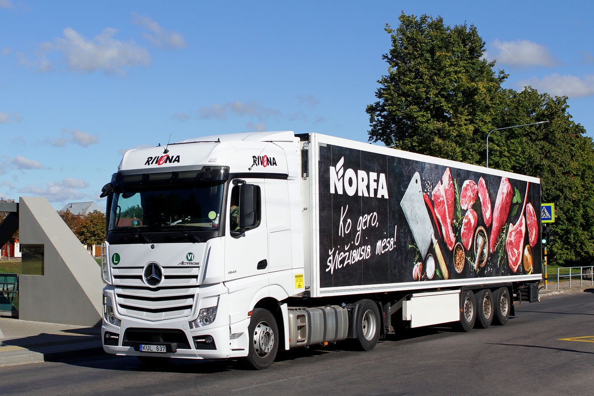 Литва, № KUL 637 — Mercedes-Benz Actros ('2011) 1845