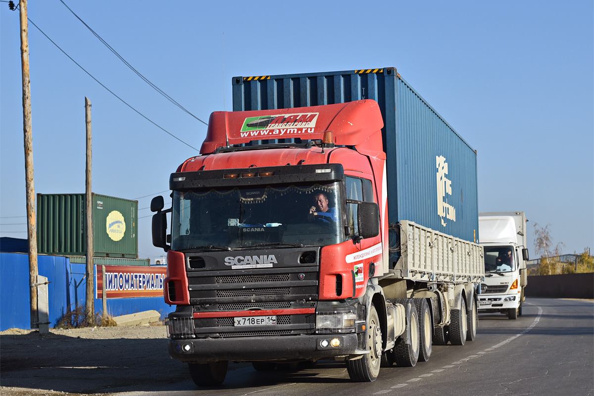 Саха (Якутия), № Х 718 ЕР 14 — Scania ('1996) P340