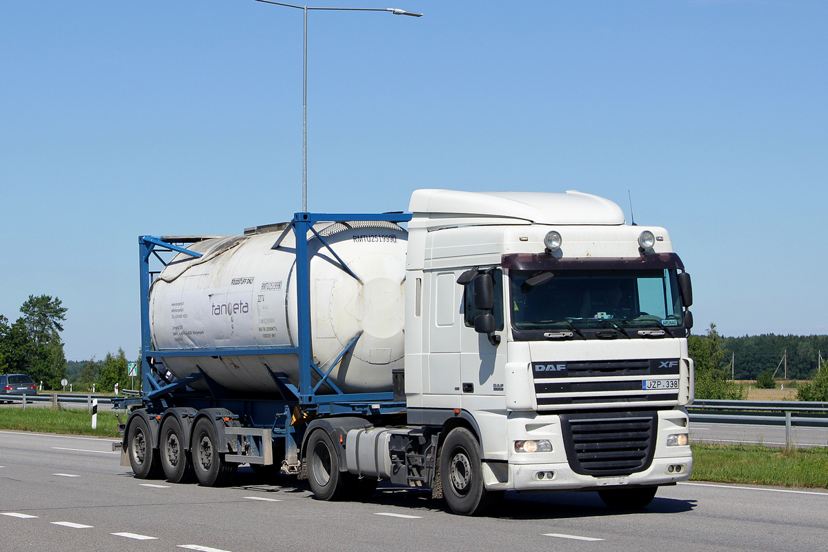 Литва, № JZP 338 — DAF XF105 FT