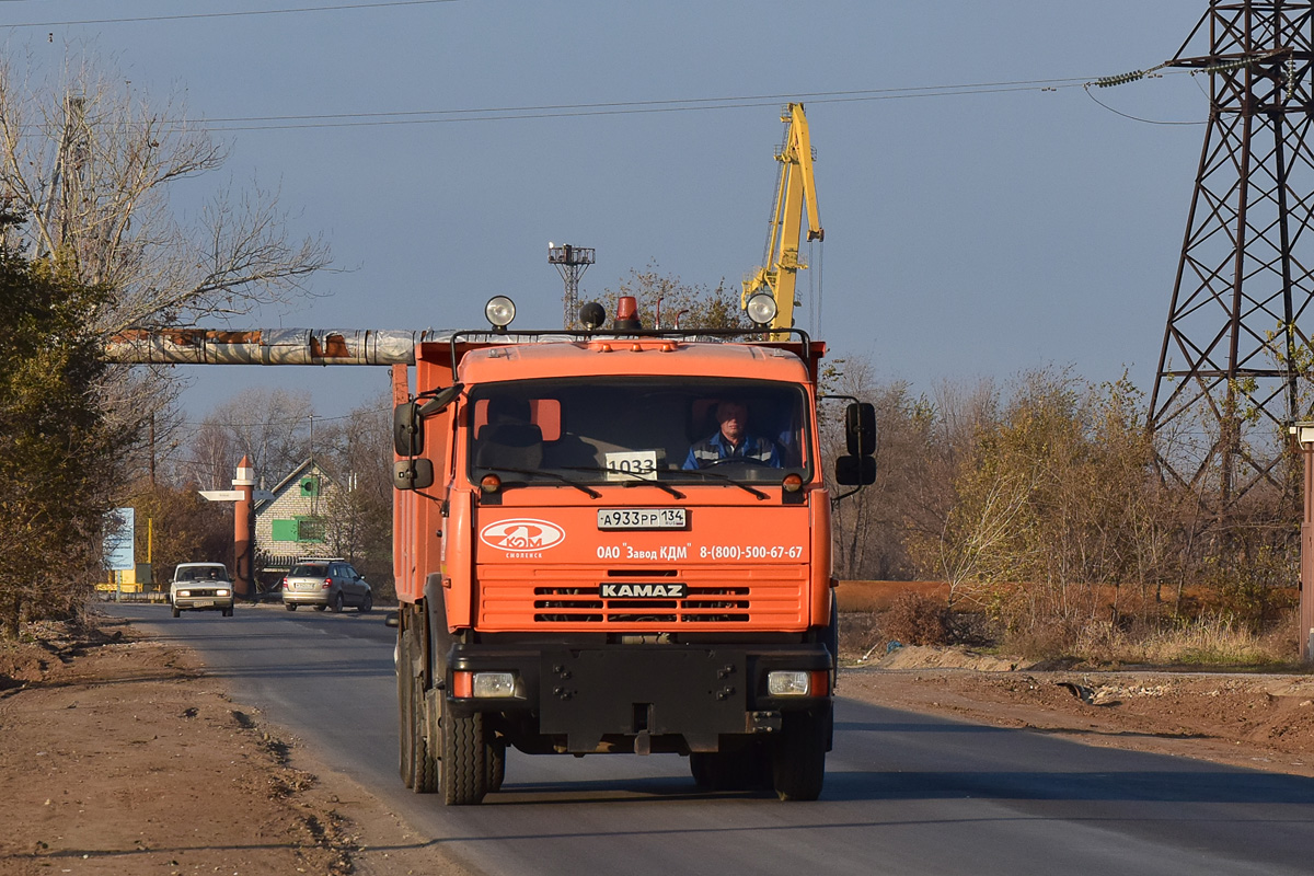 Волгоградская область, № 1033 — КамАЗ-65115-62