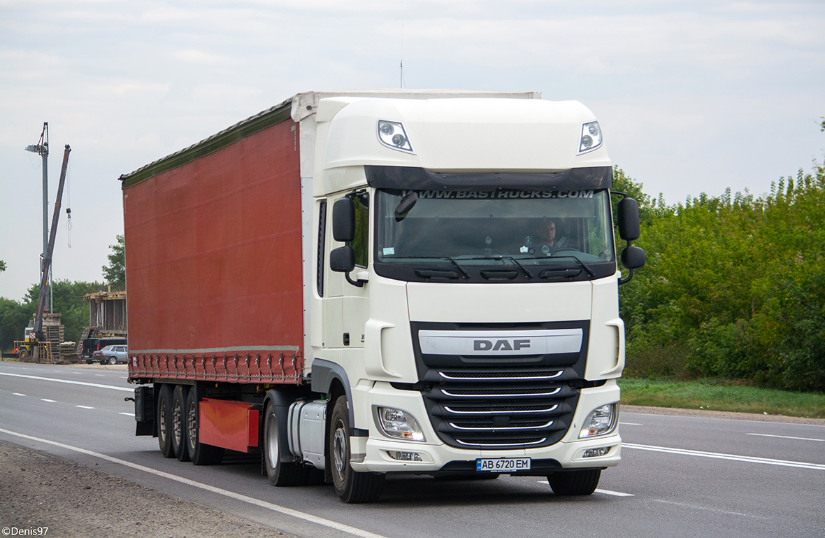 Винницкая область, № АВ 6720 ЕМ — DAF XF Euro6 FT