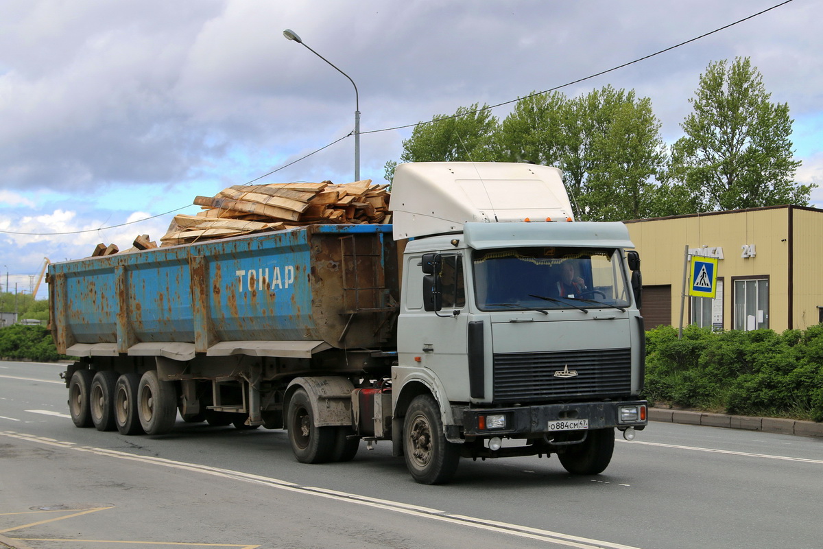 Ленинградская область, № О 884 СМ 47 — МАЗ-5432 (общая модель)