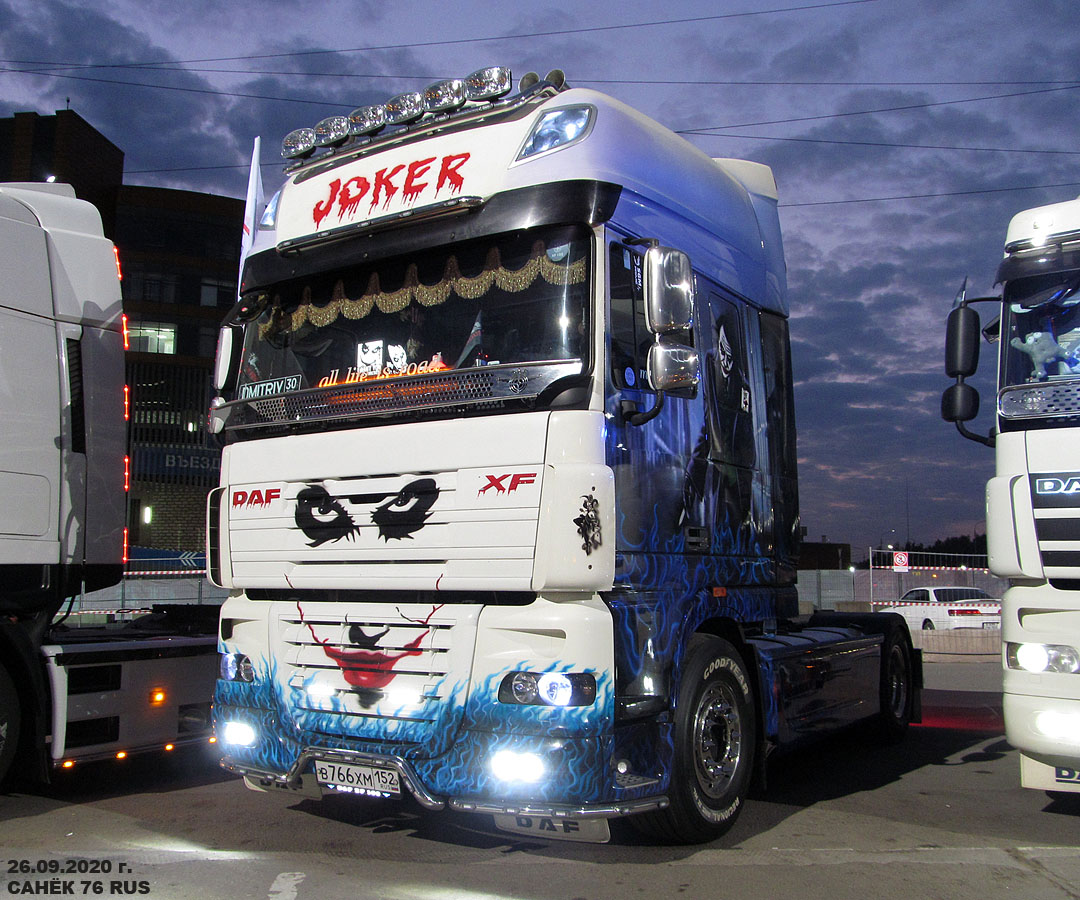 Астраханская область, № В 766 ХМ 152 — DAF XF105 FT