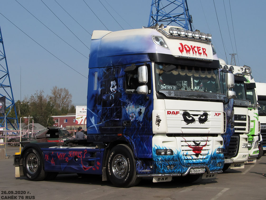 Астраханская область, № В 766 ХМ 152 — DAF XF105 FT