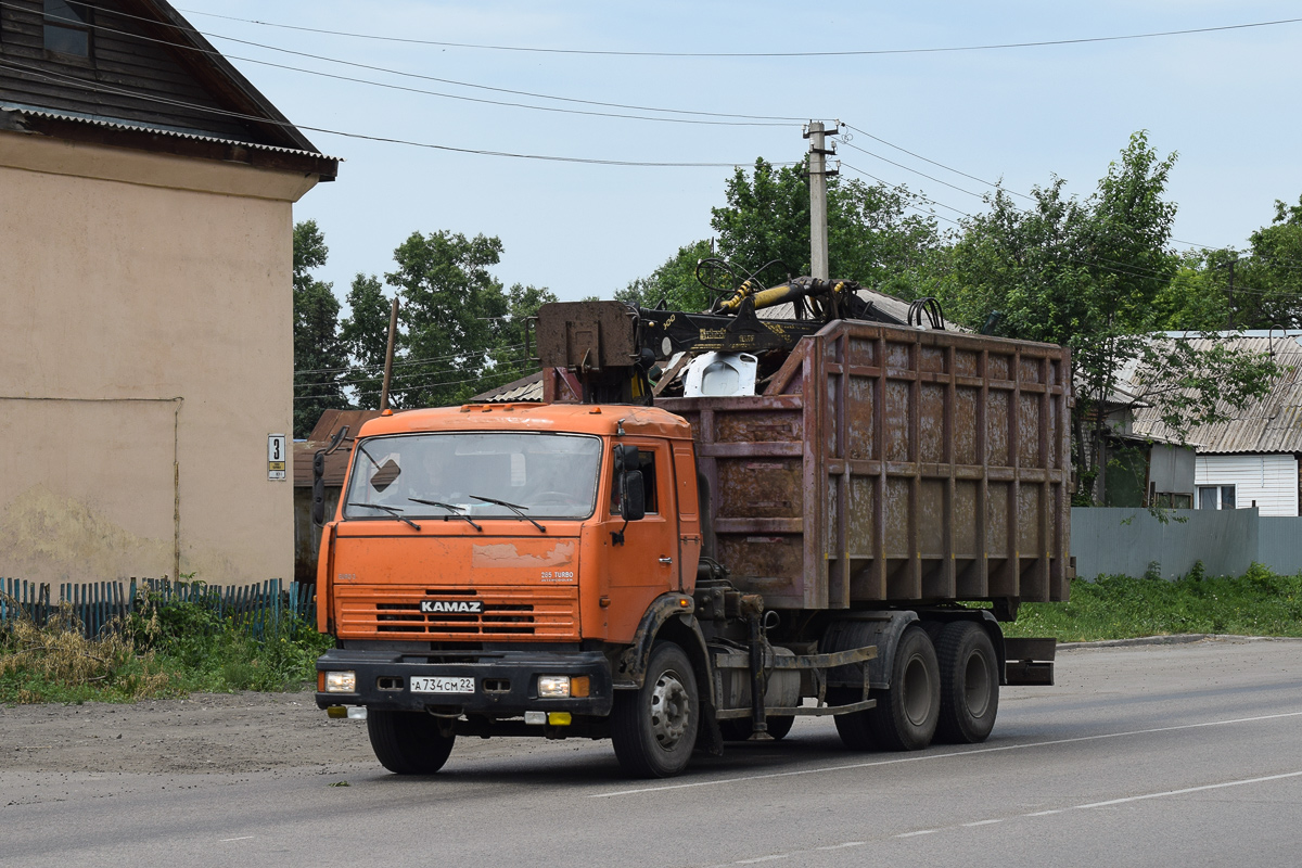 Алтайский край, № А 734 СМ 22 — КамАЗ-65115-D3