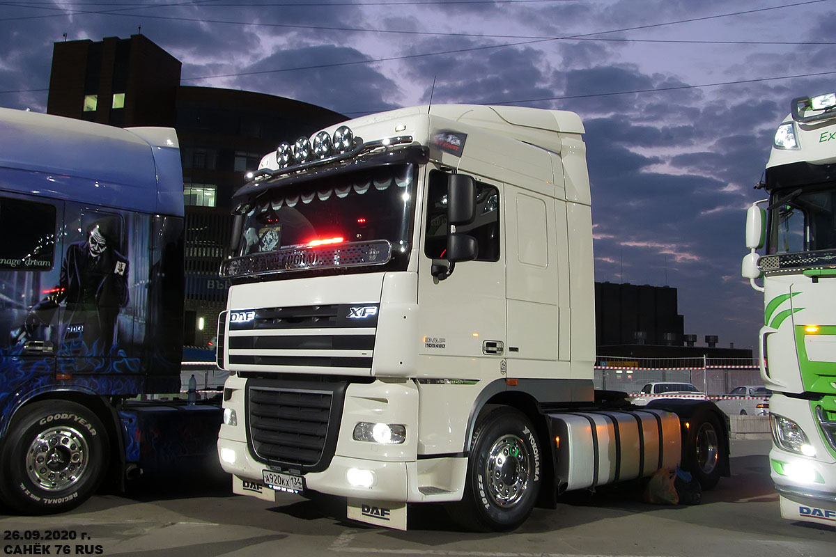 Волгоградская область, № А 920 КХ 134 — DAF XF105 FT