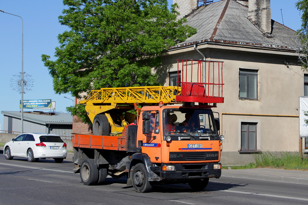 Литва, № CZT 391 — DAF 55 FA