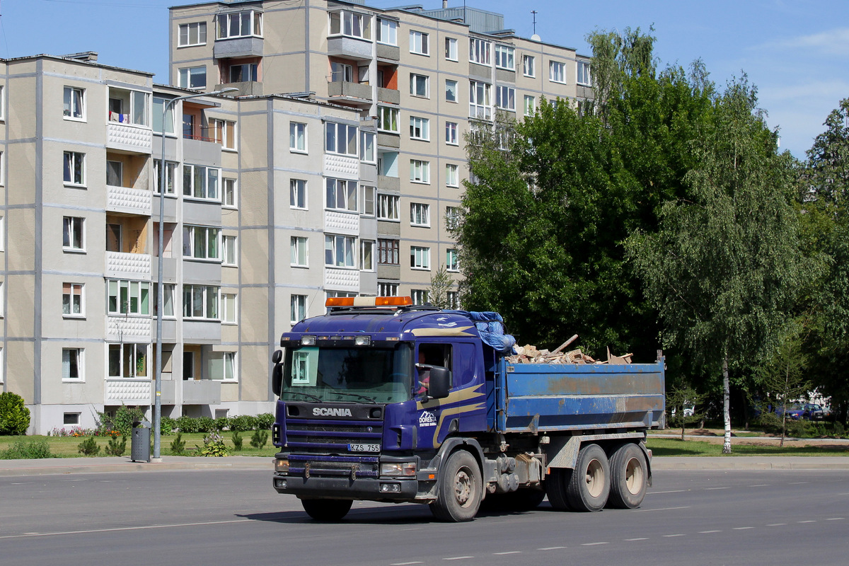 Литва, № KZS 755 — Scania ('1996) P124G