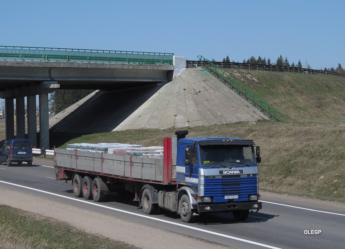 Витебская область, № АВ 7327-2 — Scania (II) (общая модель)