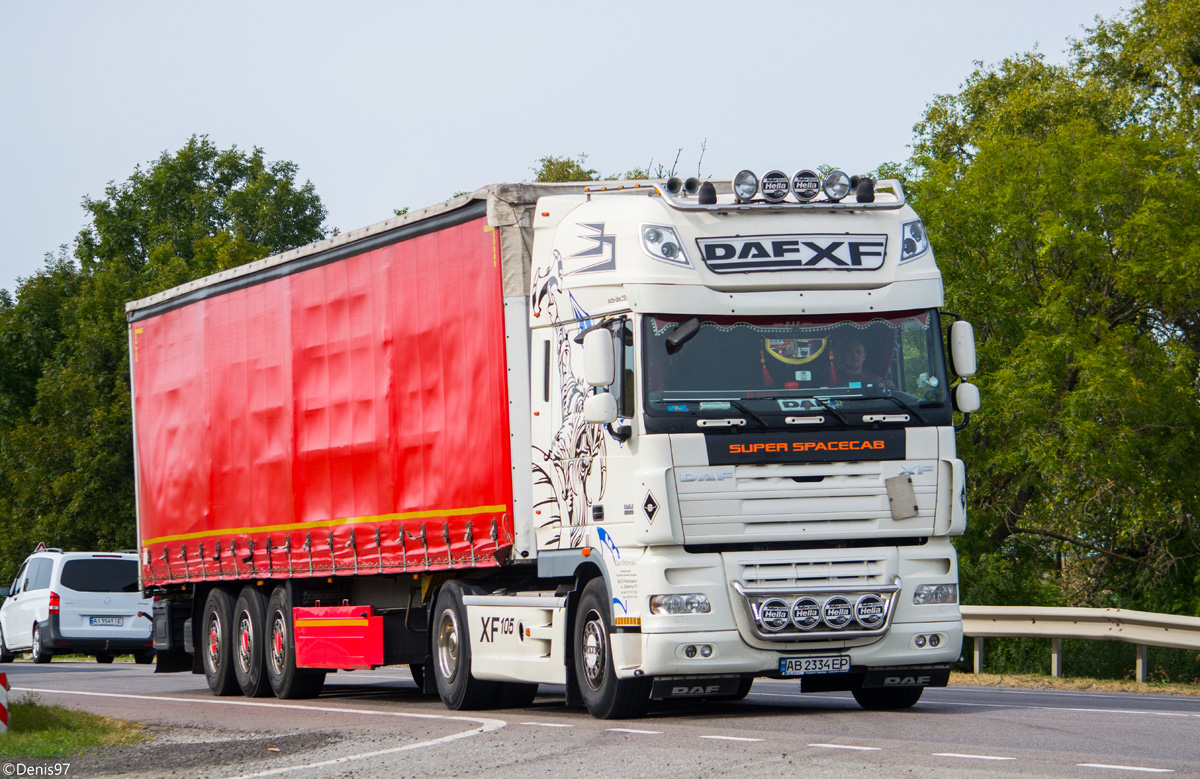 Винницкая область, № АВ 2334 ЕР — DAF XF105 FT