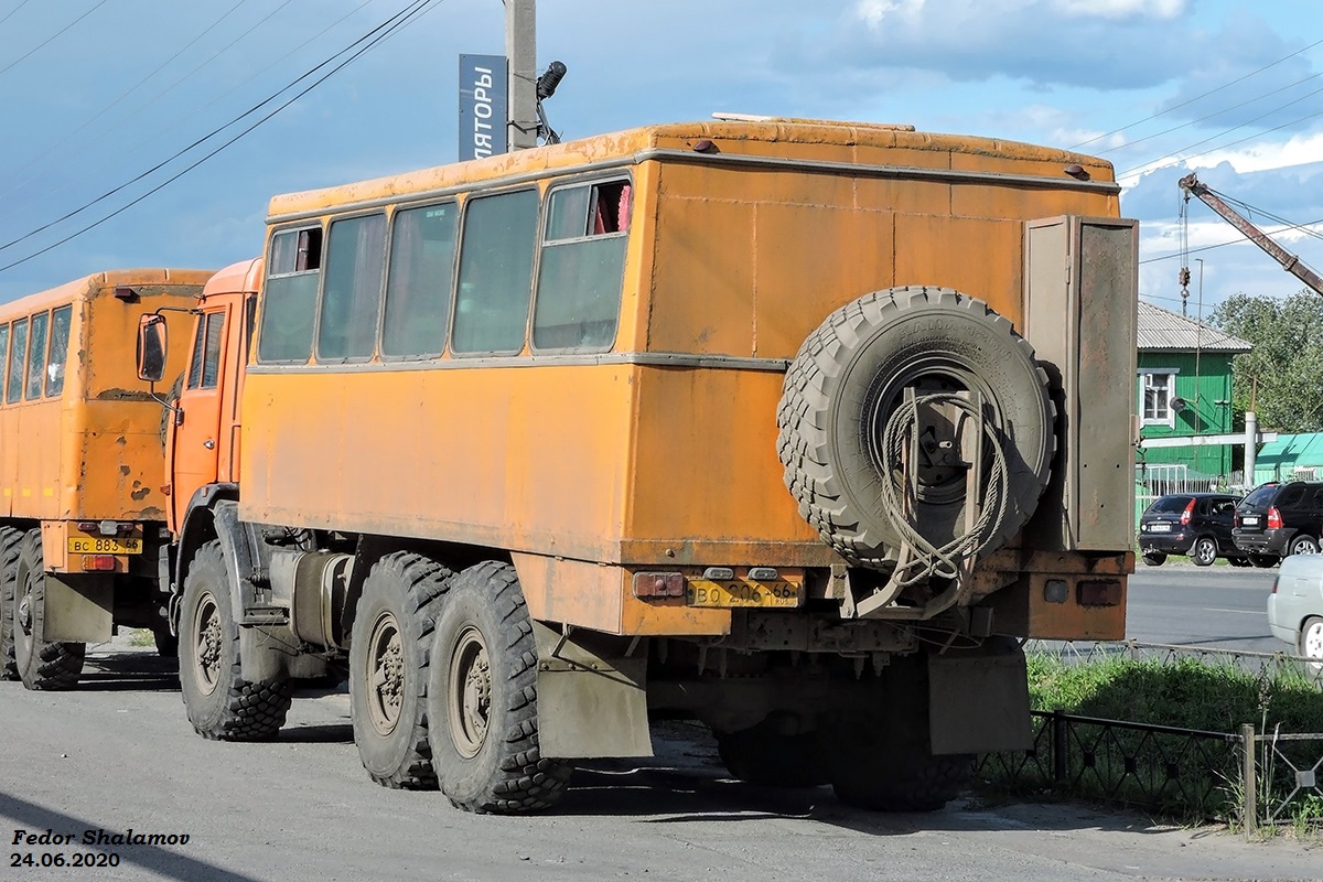 Свердловская область, № ВО 206 66 — КамАЗ-43114-02 [43114C]