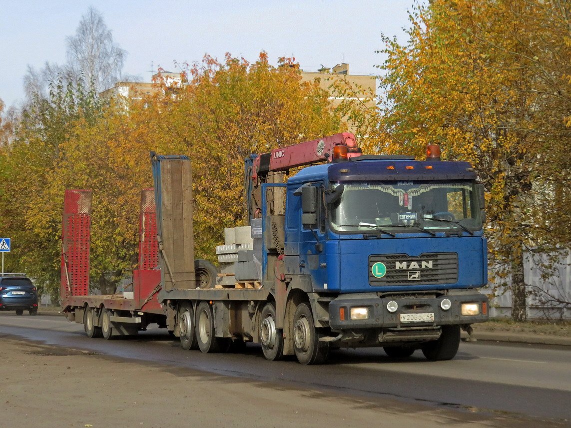 Кировская область, № У 208 ОС 43 — MAN F2000 (общая модель)