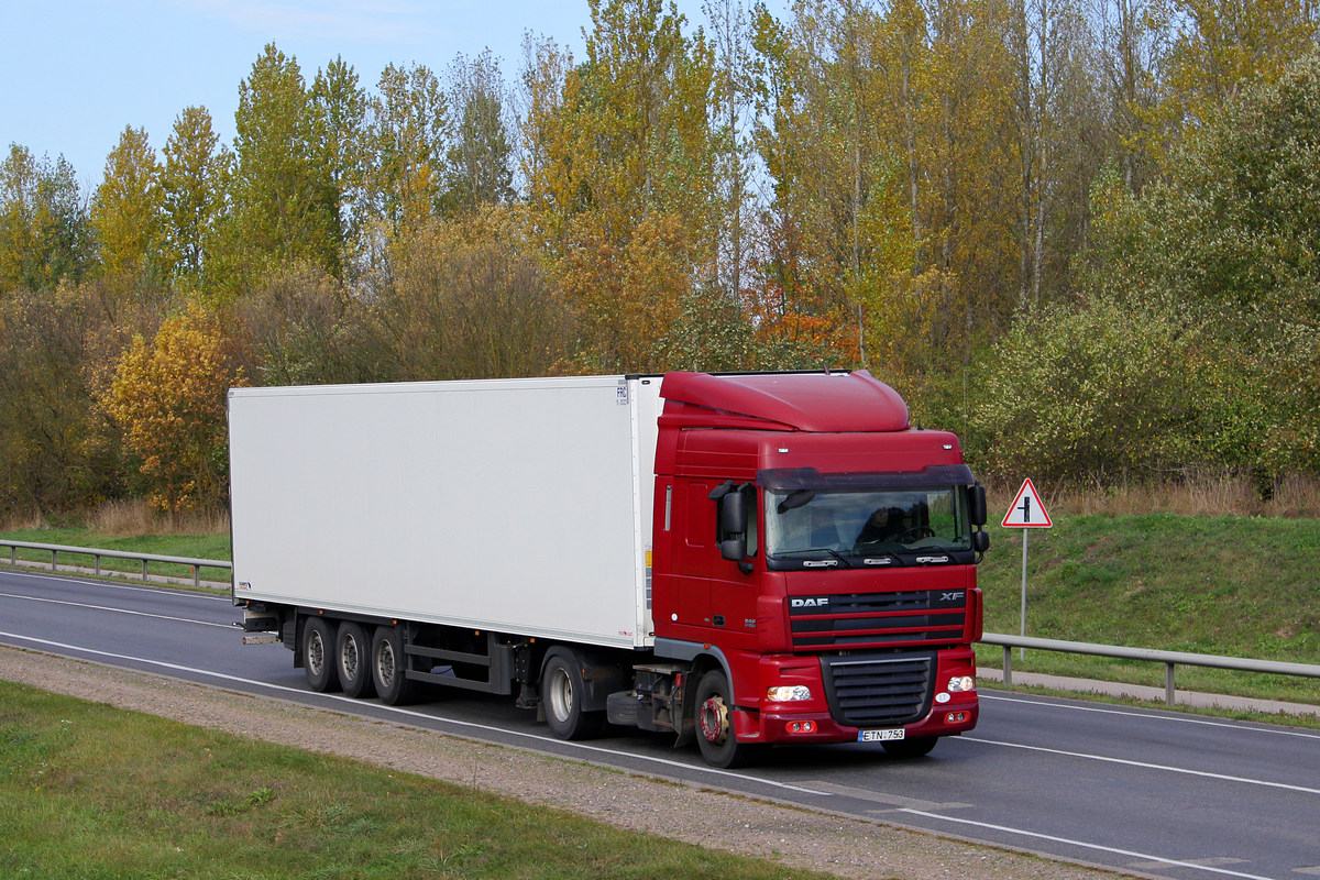 Литва, № ETN 753 — DAF XF105 FT